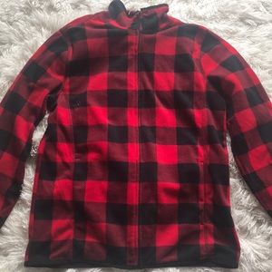Fleece Plaid Jacket❤️🖤